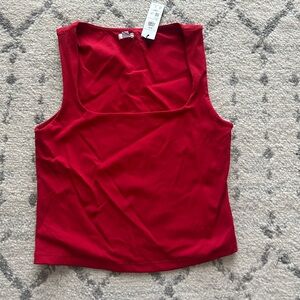 Garage Portrait Square Neck Tank